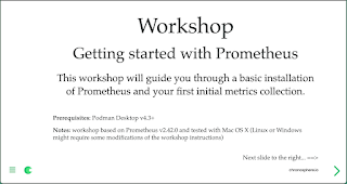 Prometheus workshop main slide