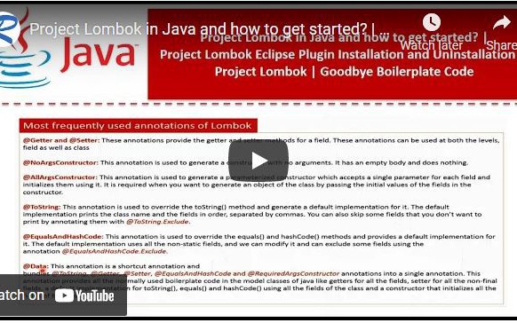 Project Lombok in Java and How To Get Started? | Project Lombok Eclipse Plugin Installation
